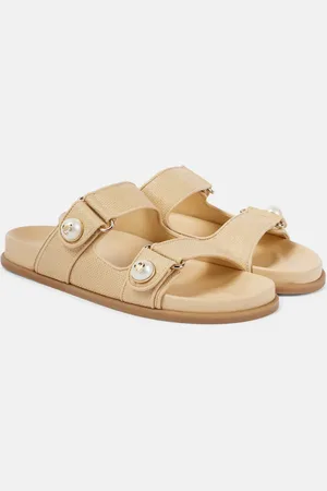 Jimmy Choo Sandalias Fayence de rafia