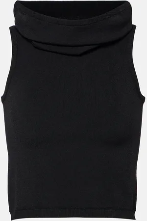 Alaïa Alaïa Crop top con capucha
