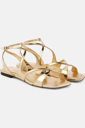 Jimmy Choo Sandalias Ayla de piel metalizada