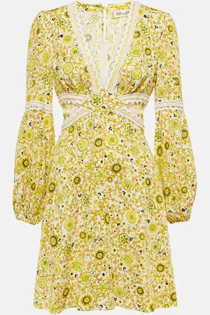 Diane von Furstenberg Vestido corto Kimmie de sarga