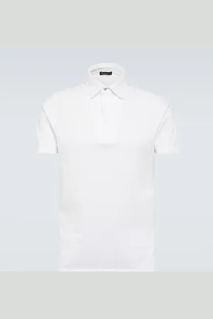 Loro Piana Polo de piqué de algodón