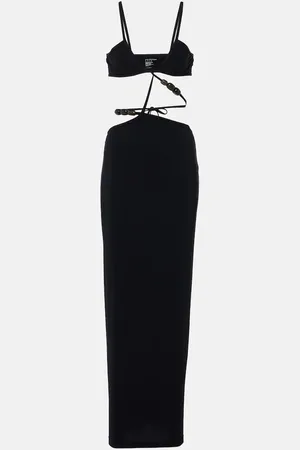 CHRISTOPHER ESBER Vestido largo de jersey con cuentas