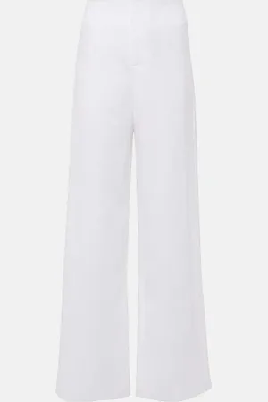 FAITHFULL THE BRAND Pantalones rectos Isotta de lino