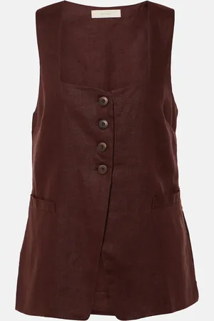 FAITHFULL THE BRAND Chaleco Maya de lino