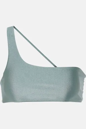 Jade Swim Top de bikini Apex asimétrico