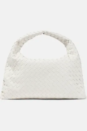 Bottega Veneta Bolso Hop de piel Intrecciato