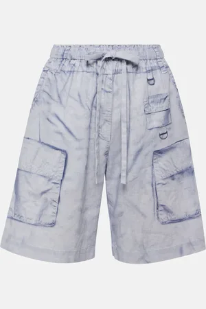 Acne Studios Bermudas de lino y algodón estampadas
