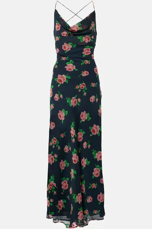 ROTATE Vestido lencero Tazzy floral