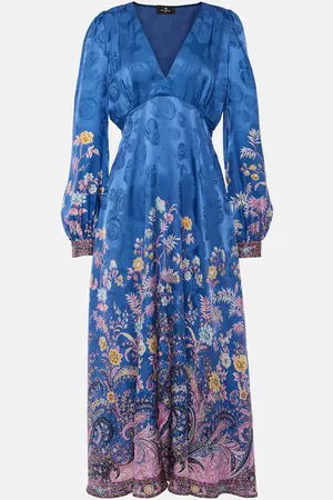 Etro Vestido midi con paisley