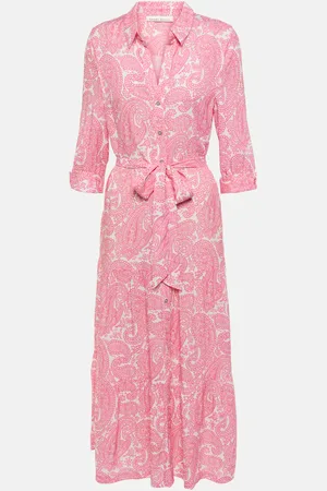 Heidi Klein Vestido camisero Ischia con paisley