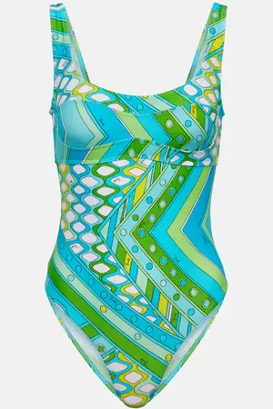 Puccini Bañador estampado con abertura