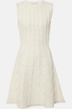 Oscar de la Renta Vestido corto de punto
