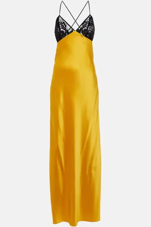 The Sei Vestido de fiesta de satén de seda