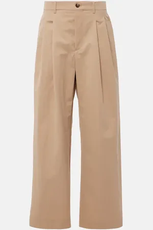 WARDROBE.NYC Pantalones anchos de dril de mezcla de algodón