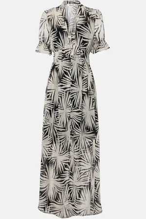 Diane von Furstenberg Vestido largo Erica estampado