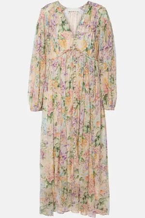 ZIMMERMANN Vestido largo Halliday floral