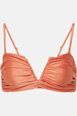Jade Swim Top de bikini bandeau Calla