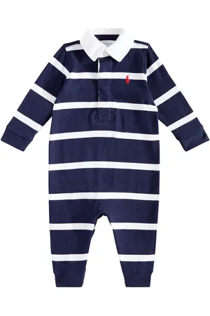 Ralph Lauren Bebé - body Rugby de algodón a rayas