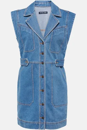 VERONICA BEARD Vestido camisero Jax de denim