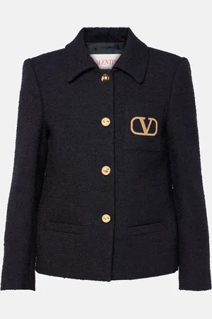 VALENTINO Chaqueta de tweed con VLogo Signature