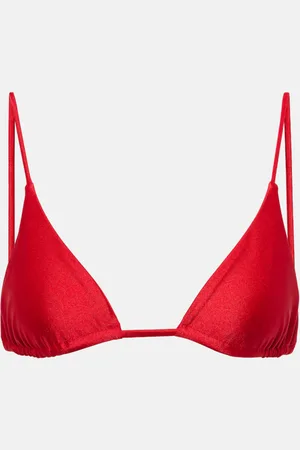 Jade Swim Top de bikini triangular Via