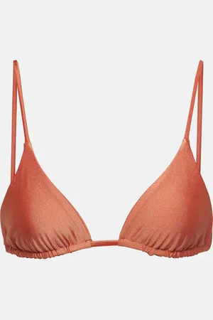 Jade Swim Top de bikini triangular Via