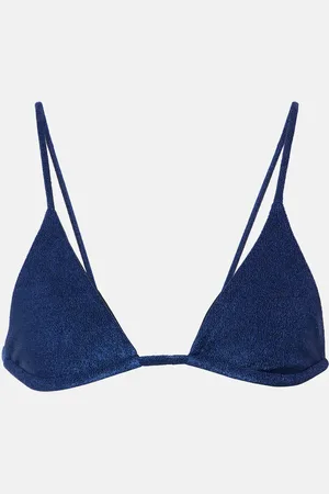 Jade Swim Top de bikini triangular Via