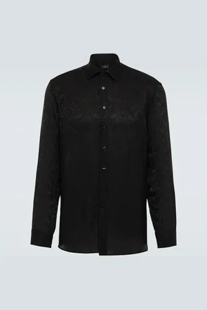 Etro Camisa de mezcla de seda con paisley