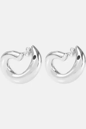 Bottega Veneta Pendientes de aro de plata de ley