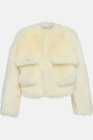 Bottega Veneta Chaqueta cropped de borrego