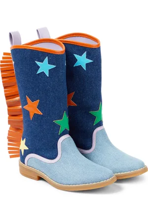 Stella McCartney Botas cowboy con piel sintética