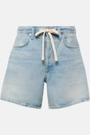 Citizens of Humanity Shorts Brynn de denim de tiro alto
