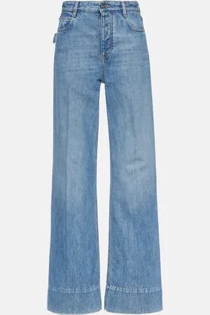 Bottega Veneta Jeans anchos de tiro medio
