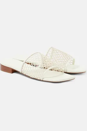 Souliers Martinez Sandalias Chica de malla y piel