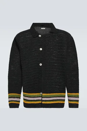 BODE Cárdigan Harbor Stripe de croché