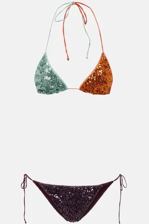 Oseree Oséree Bikini con lentejuelas