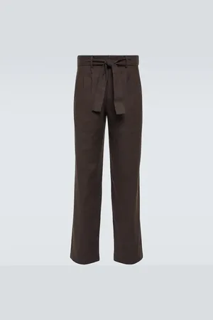 COMMAS Pantalones rectos de mezcla de lino