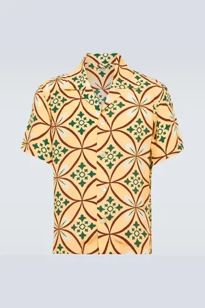 BODE Camisa bowling Greer estampada