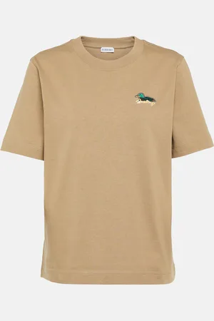 Burberry Camiseta de jersey de algodón con logo