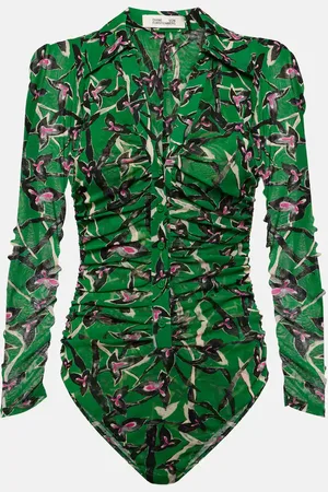 Diane von Furstenberg Body Giorgi de malla estampado