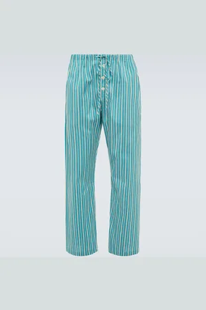 BODE Pantalones Shore Stripe de mezcla de algodón