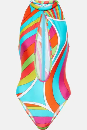Puccini Bañador estampado con abertura