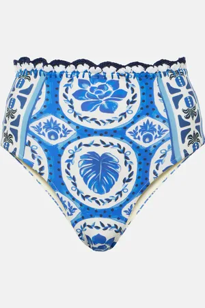 Farm Rio Braga de bikini Tile Dream de tiro alto