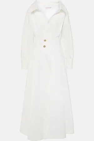 Altuzarra Vestido midi Isabela de mezcla de algodón