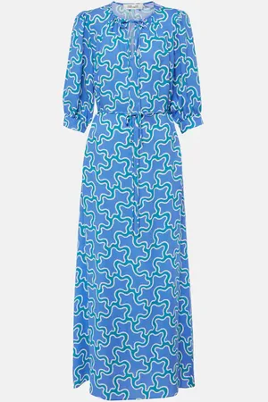 Diane von Furstenberg Vestido largo Drogo estampado