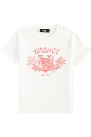 VERSACE Camiseta University Coral de algodón