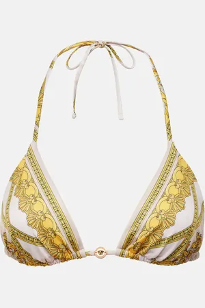 VERSACE Top de bikini estampado