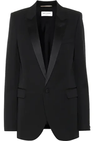 Saint Laurent Blazer de lana virgen