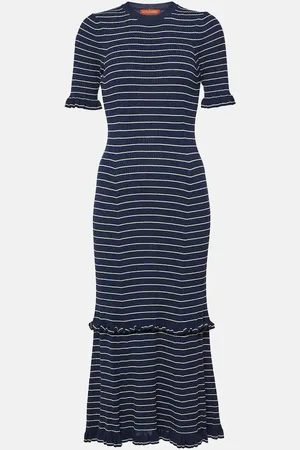 Altuzarra Vestido largo Delpini con volantes