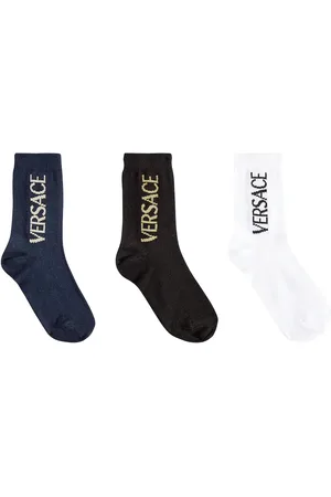 VERSACE Set de 3 pares de calcetines con logo